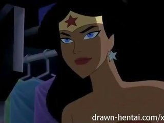 Justice league hentai - dwa pisklęta na batman ukłucie