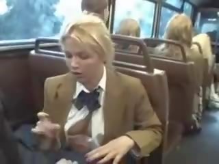 Bionda diva succhiare asiatico juveniles johnson su il autobus